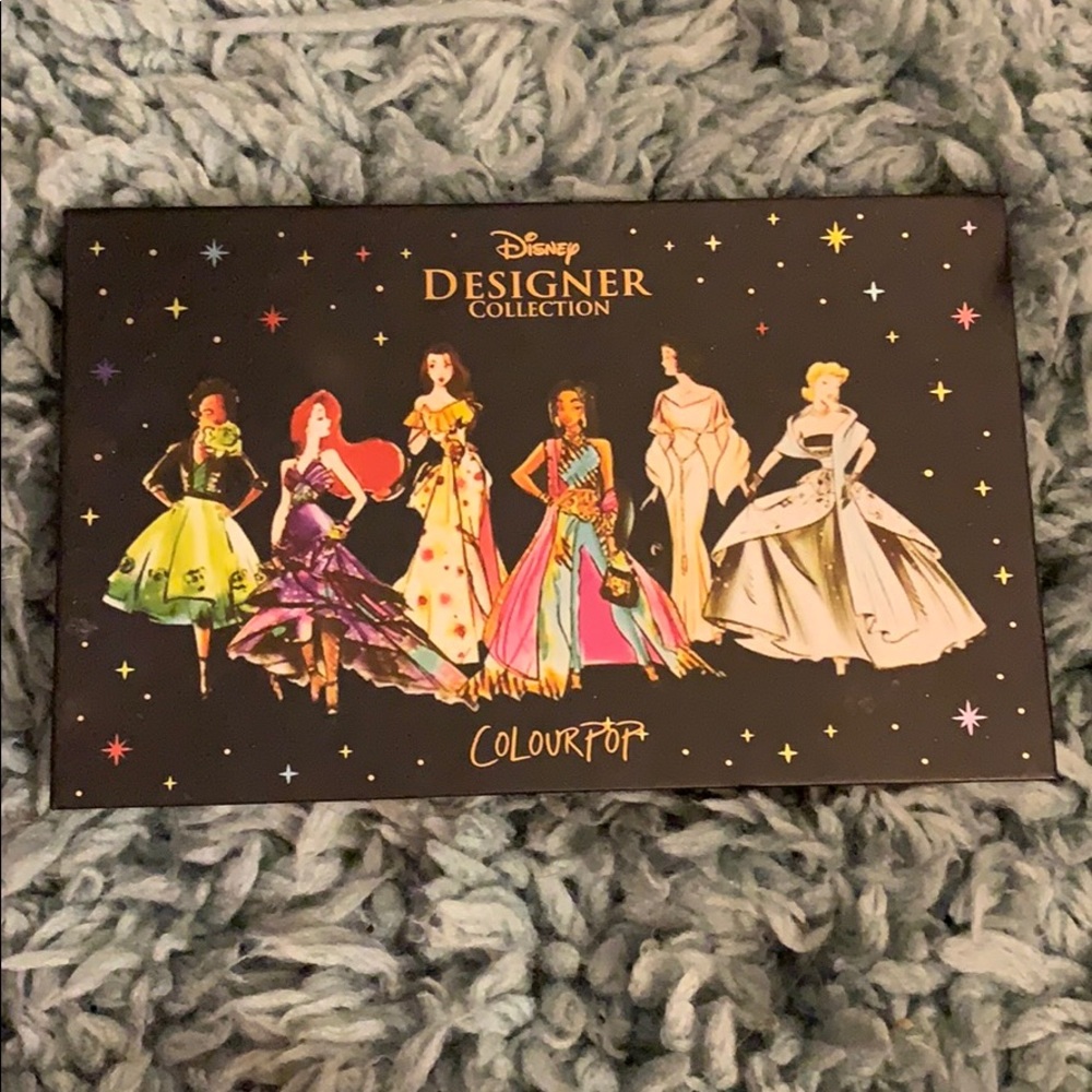 Colourpop eyeshadow palette Disney Designer